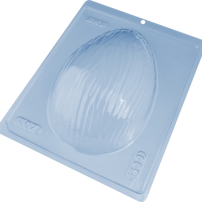 BWB 807 - Special 3-Part Mold - Pralinform Mönstrade Ägg 500g, Chokladägg