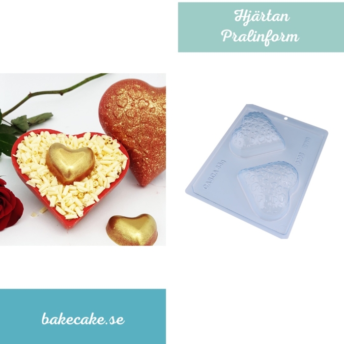 BWB Special 3-Part Mold - 9395 - Pralinform Hjärtan