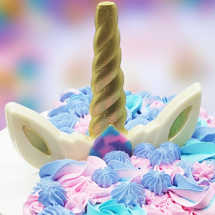 BWB Simple Mold - Chifre Unicórnio 9660 - Pralinform Chokladform Unicorn horn