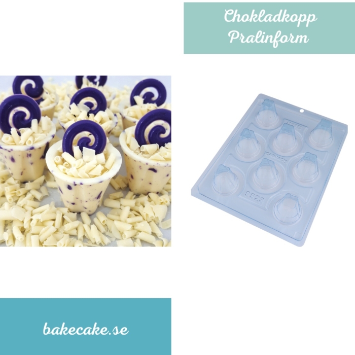 BWB 9523 - Special 3-Part Mold - Pralinform Chokladkopp