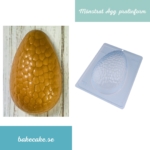 Pralinform Mönstrat Ägg 500g - BWB 9330 - Special 3 Part Mold