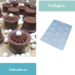 Pralinform Kupol Rund Chokladform - BWB 9665 - Special 3 Part Mold