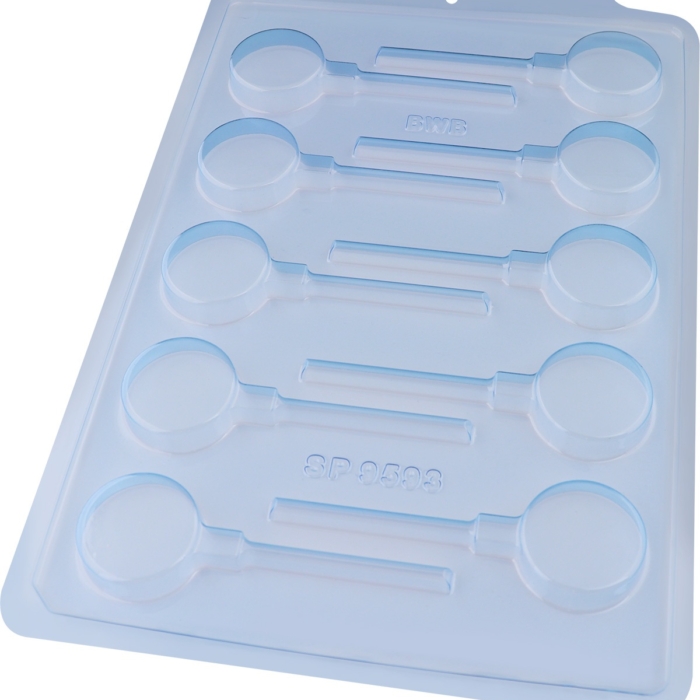 BWB Simple Mold - 3604 - SP 9593 Pirulito Tipo Oreo Pralinform Klubbor