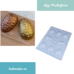 Pralinform Mönstrat Ägg Chokladform - BWB 216