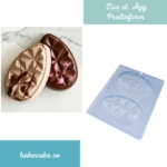 Pralinform Ägg Chokladform - BWB 10062 - Special 3 Part Mold