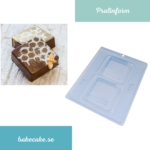 Pralinform Fyrkant Chokladform - BWB 812 - Special 3 Part Mold