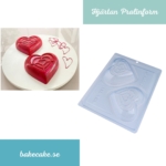 Pralinform Hjärta Chokladform - BWB 9633 - Special 3 Part Mold