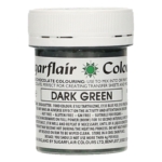 Sugarflair Chokladfärg Mörkgrön, Dark Green 35g