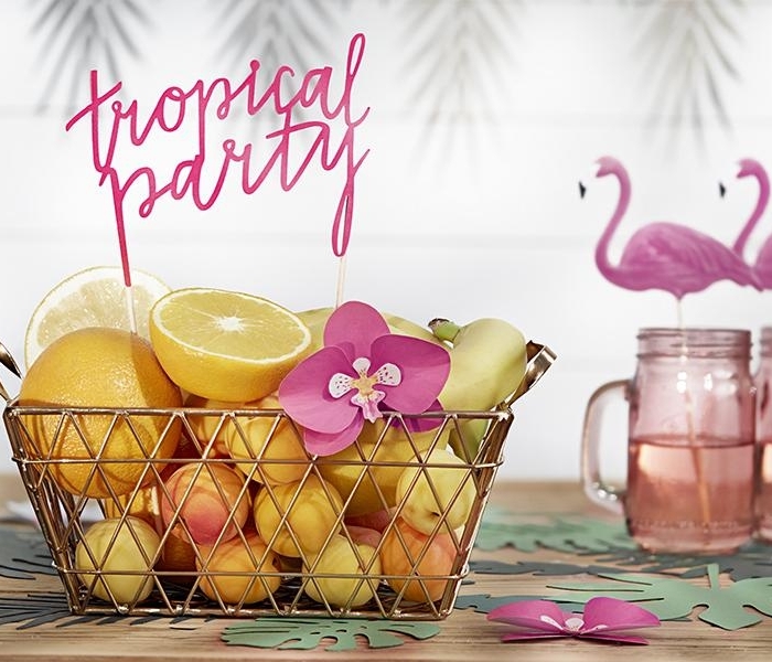 Caketopper Rosa - Tropical Festival