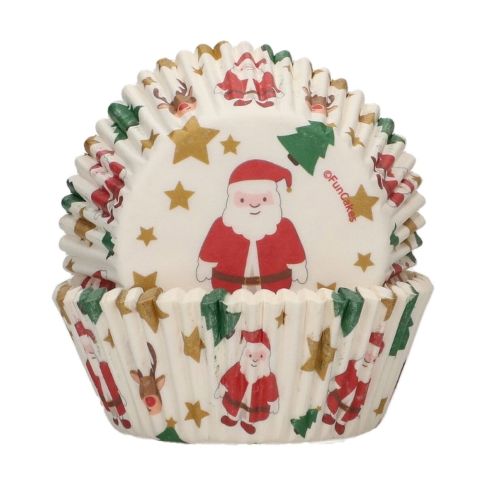 FunCakes - Muffinsformar Christmas 48-pack