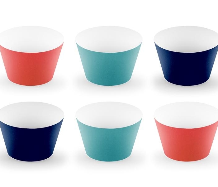 Cupcakekit Rymden Cake Topppers och Cupcake Wrappers - Space