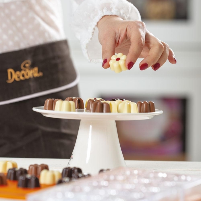 Chokladform Blommor i Fiori Pralinform Polykarbonat - Decora