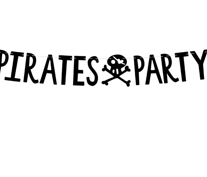 Pirat Girlang Banner - Pirates Party - Hey Pirate