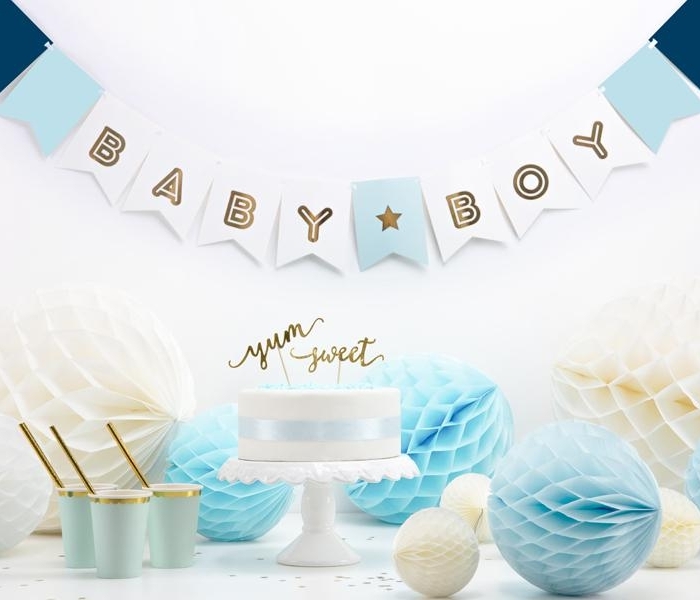 Vimpel Banner Blå - Baby Boy