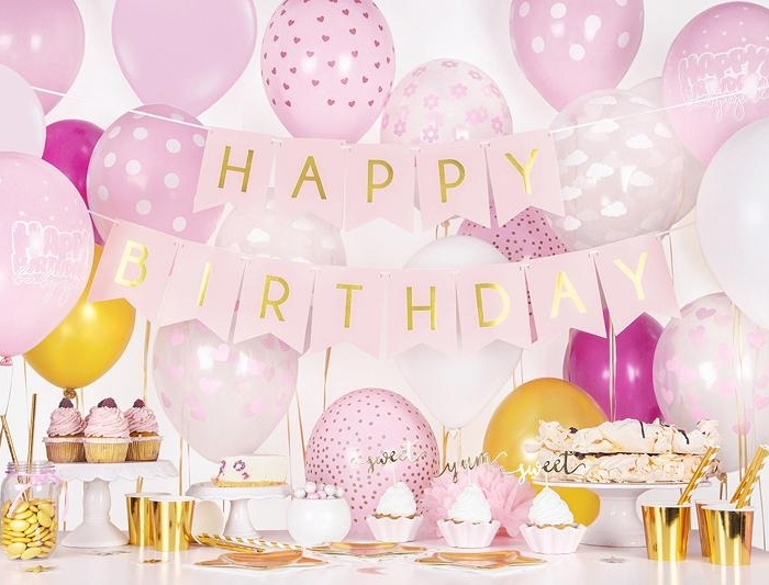 Ballonger Prickar 6st - Rosa 30cm
