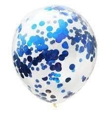 Konfetti Ballong Blå 100-pack