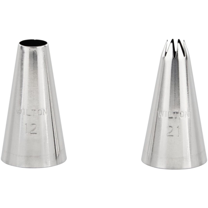 Wilton Tyll Decorating Tip Set #012, #021