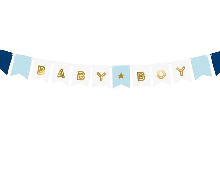 Vimpel Banner Blå - Baby Boy
