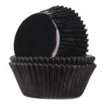 Svarta Folie Muffinsformar 24 st - House of Marie