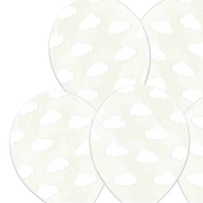 Ballonger Moln - Vit 30cm