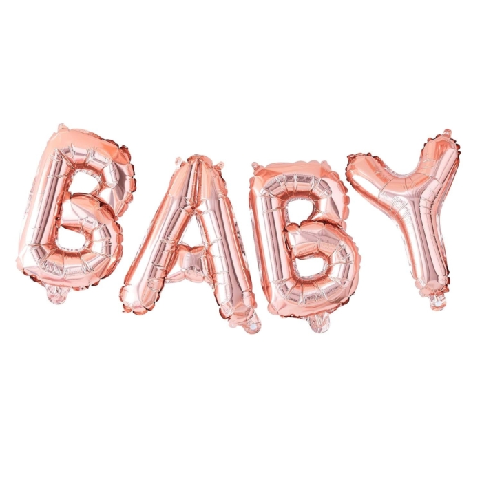 Baby Folieballonger Ballonger Bunting Bokstavsballonger