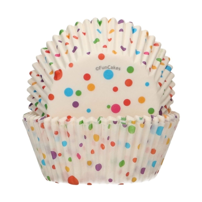 FunCakes Muffinsformar 48 st. confetti