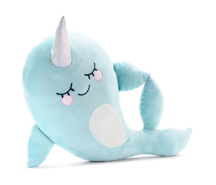 Kudde Blå Val Narwhal
