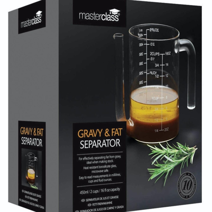 450 Ml Glasservy / Fettavskiljare - MasterClass, Kitchen Craft