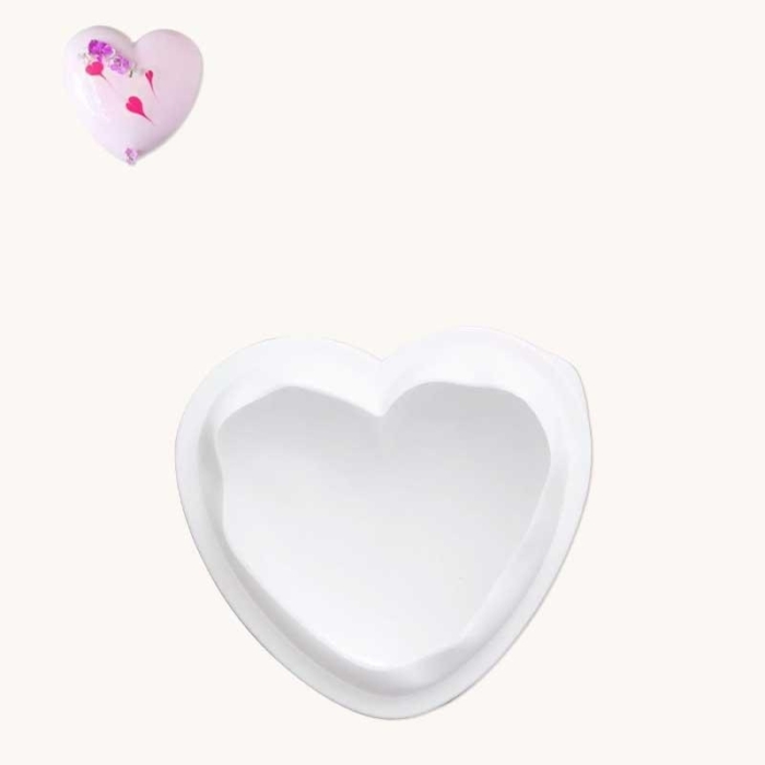 Hjärta Silikonform Mousseform | Mirror Glaze