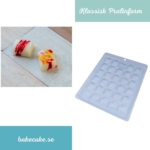 Pralinform Fyrkant Texturerad Chokladform - BWB 324