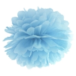 Pom Pom Ljusblå, 25cm