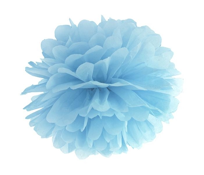 Pom Pom Ljusblå, 25cm