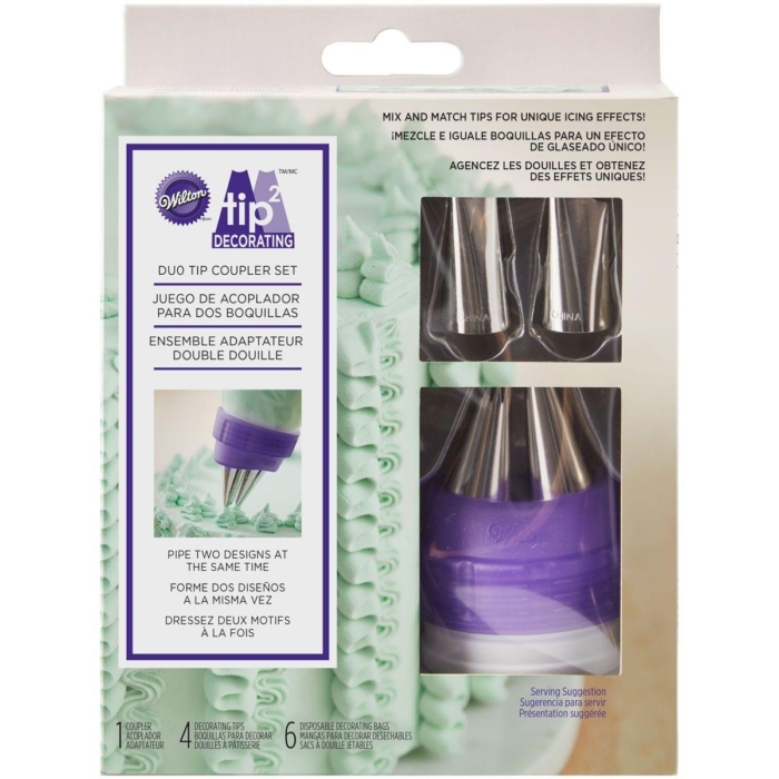 Wilton Spritsset Duo Tip Coupler Set