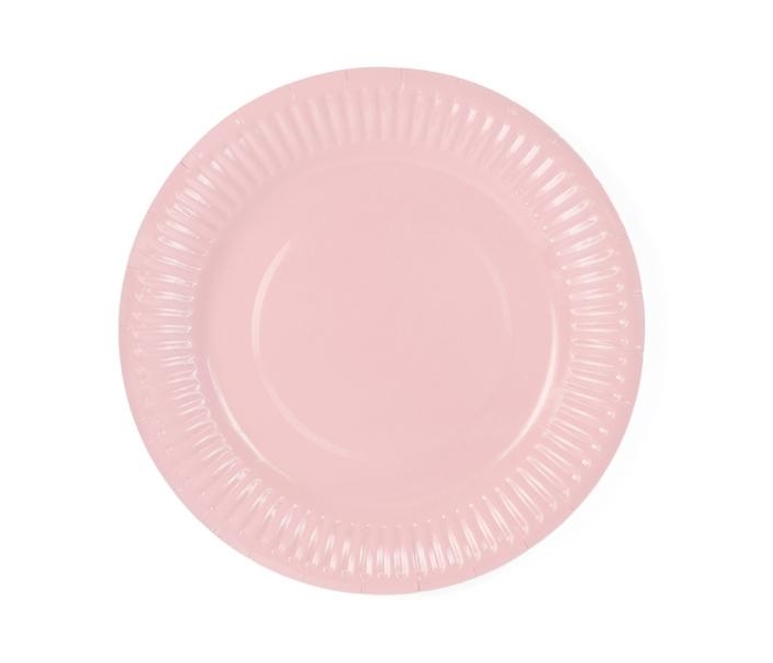 Papptallrikar Rosa 18cm, 6-Pack