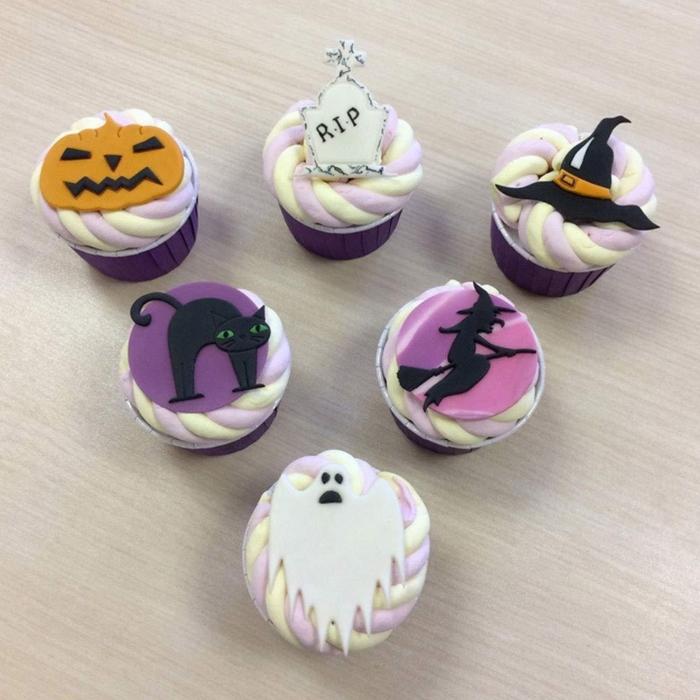 Halloween Tappits Utstickare Pumpa Katt Häxa Spöke Grav
