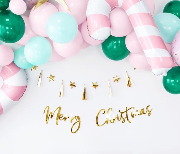 Merry Christmas Guld - Banner
