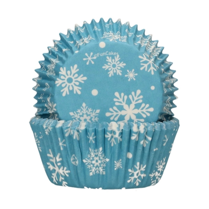 FunCakes Muffinsformar Snöflingor 48-pack