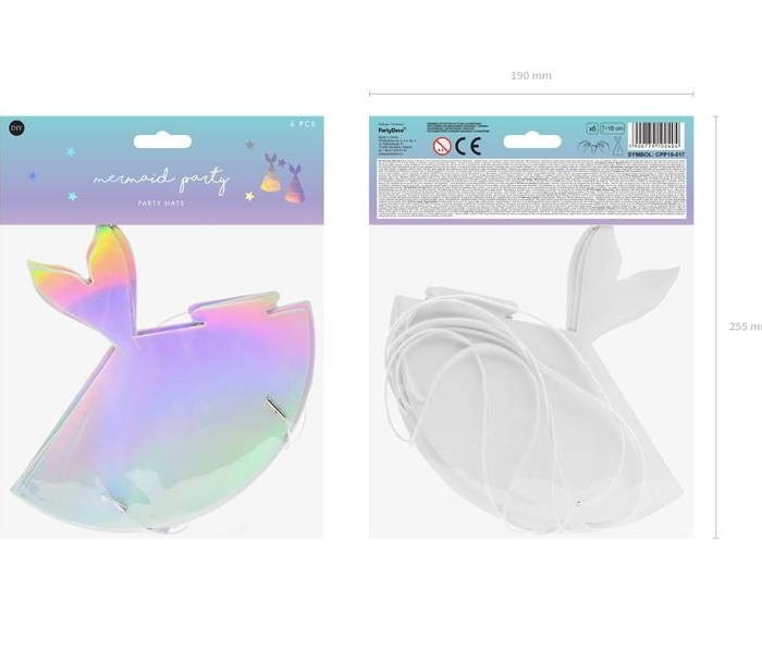 Cake Picks Mix Iridescent - Mermaid Party