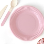 Papptallrikar Rosa 18cm, 6-Pack