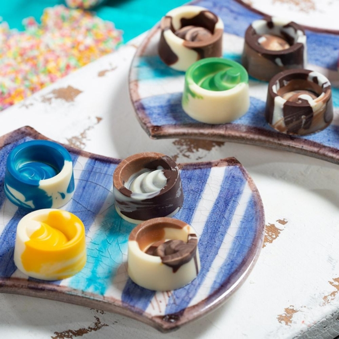 Chokladform Pralinform Cirklar Polykarbonat - Decora
