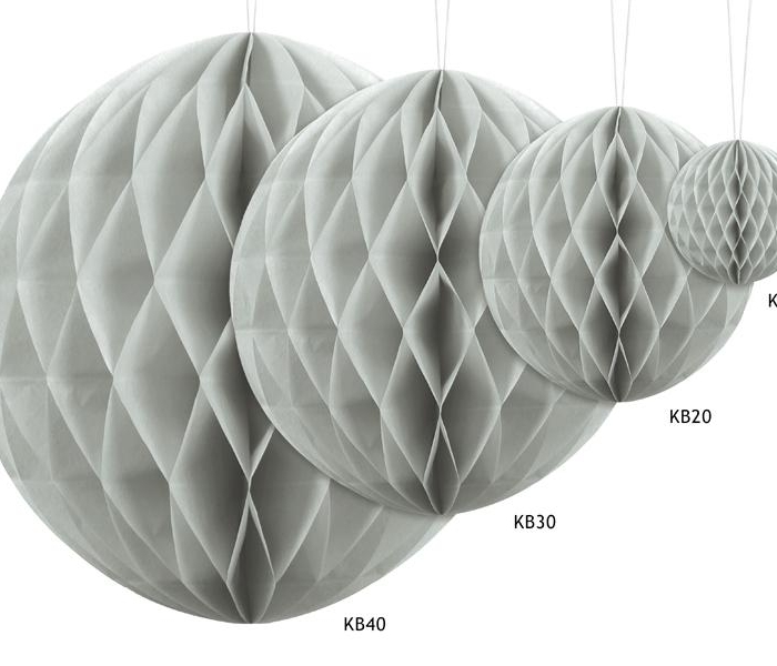 Honey Comb Grå, 40cm