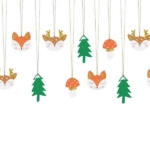 Hängande Dekorationer Skog Jul- Party Deco