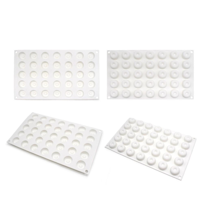 Mini Donut 35 Silikonform Chokladform Pralinform