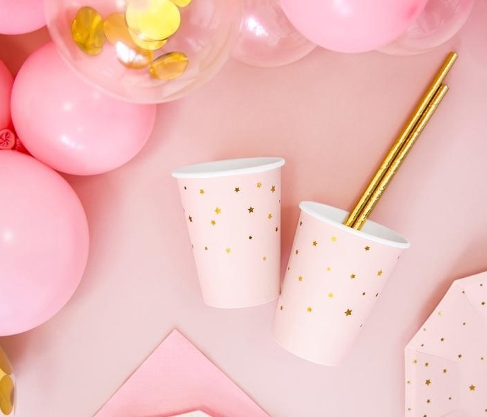 Pappmuggar Stjärnor - Rosa