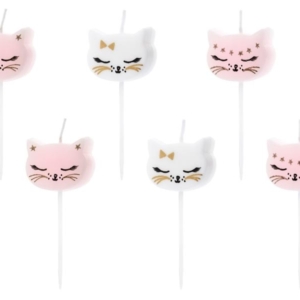 Tårtljus Katt - Meow Party