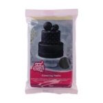 Kort Datum 24/04-2025 Täckpasta Svart 500g FunCakes