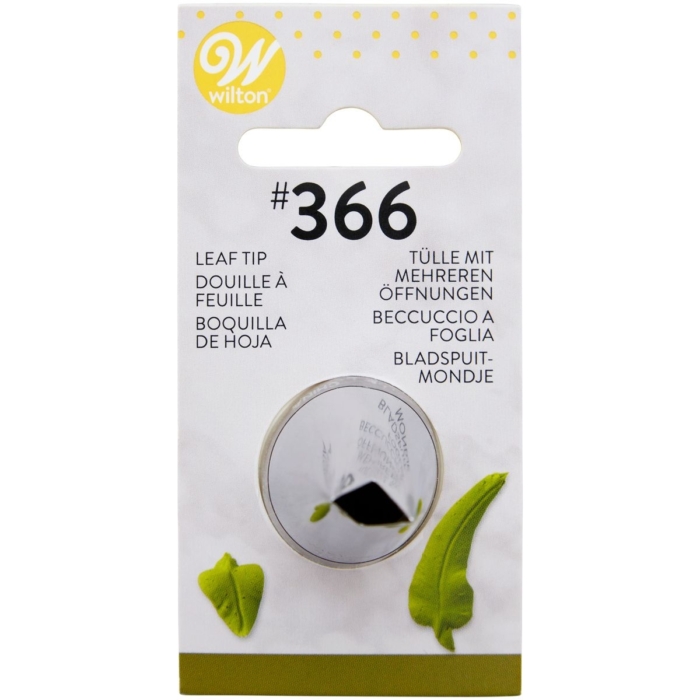 Wilton Decorating Tip #366 Leaf Carde