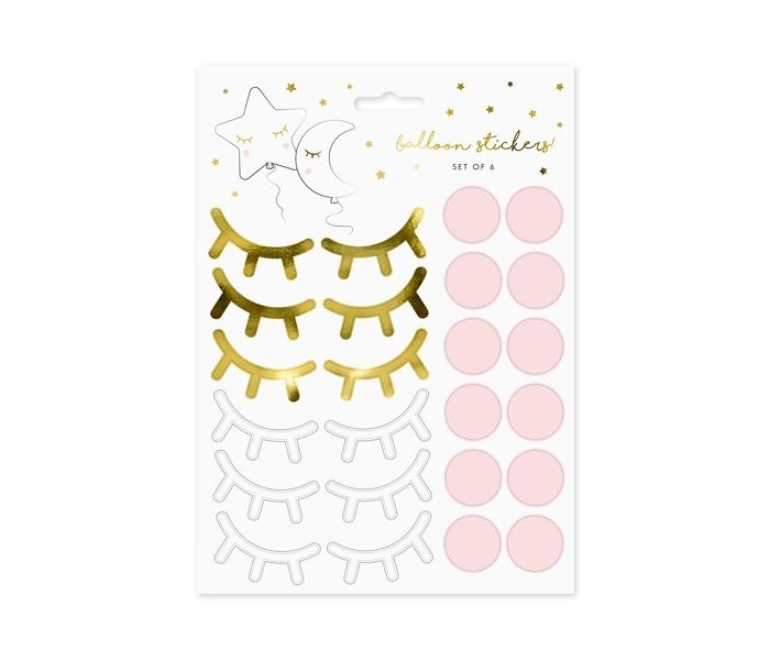 Party Stickers Klistermärken Ballongklistermärken Ögon-PartyDeco