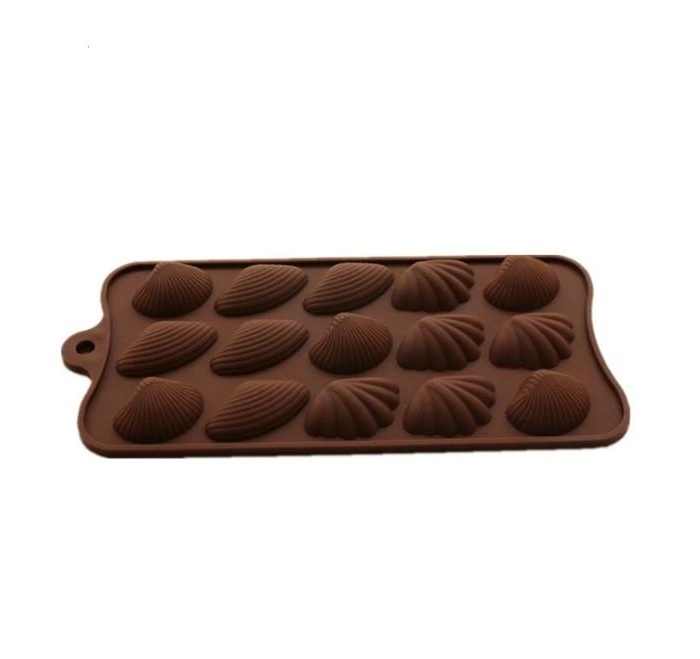Shells Snäckor Olika 15st Pralin Silikonform Form Choklad