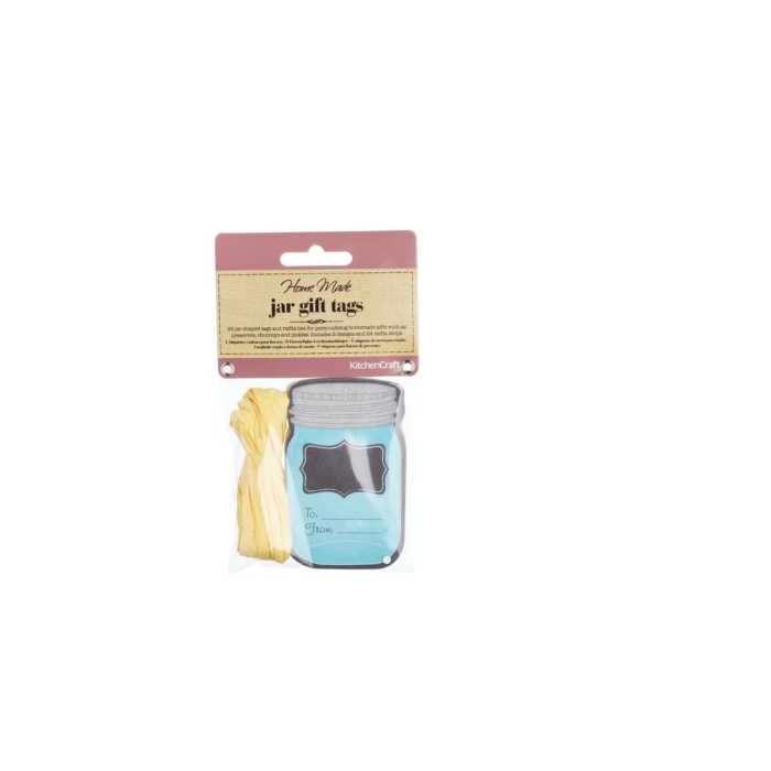 Etiketter till bla Hemmagjord Sylt, Kitchen Craft Home Made Tags Jar